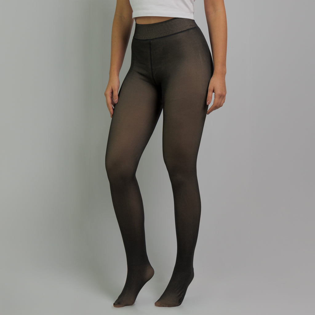 Transparent Fleece Tights