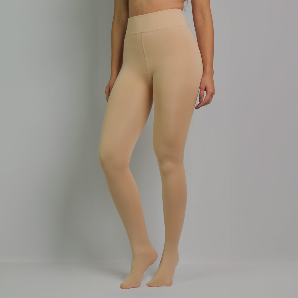 Transparent Fleece Tights